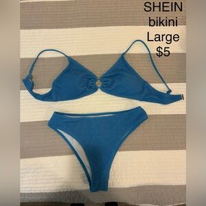 SHEIN Blue Bikini Set